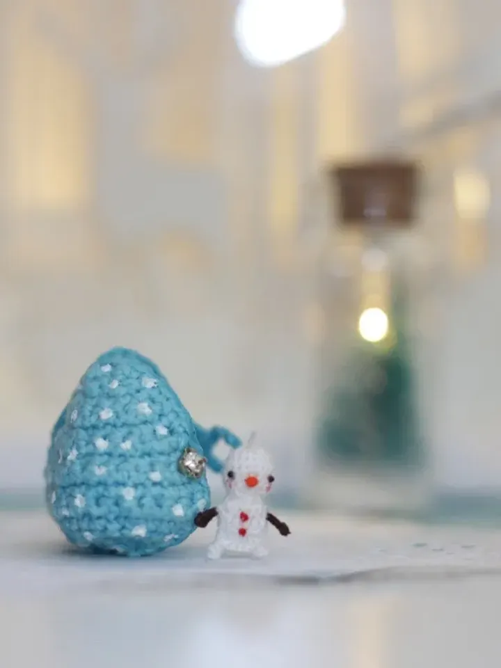 Christmas snowman handmade miniature dollhouse toy holiday shelf sitter small gift for best friends surprise box