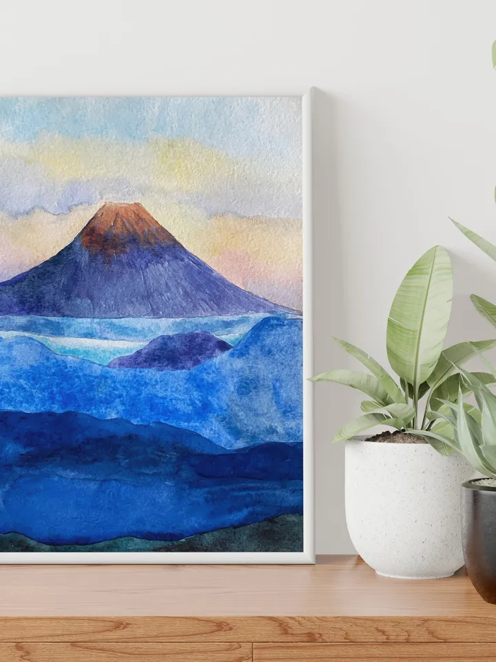 Abstract paintings • Rolling mountain tops , Wall Art, mountains