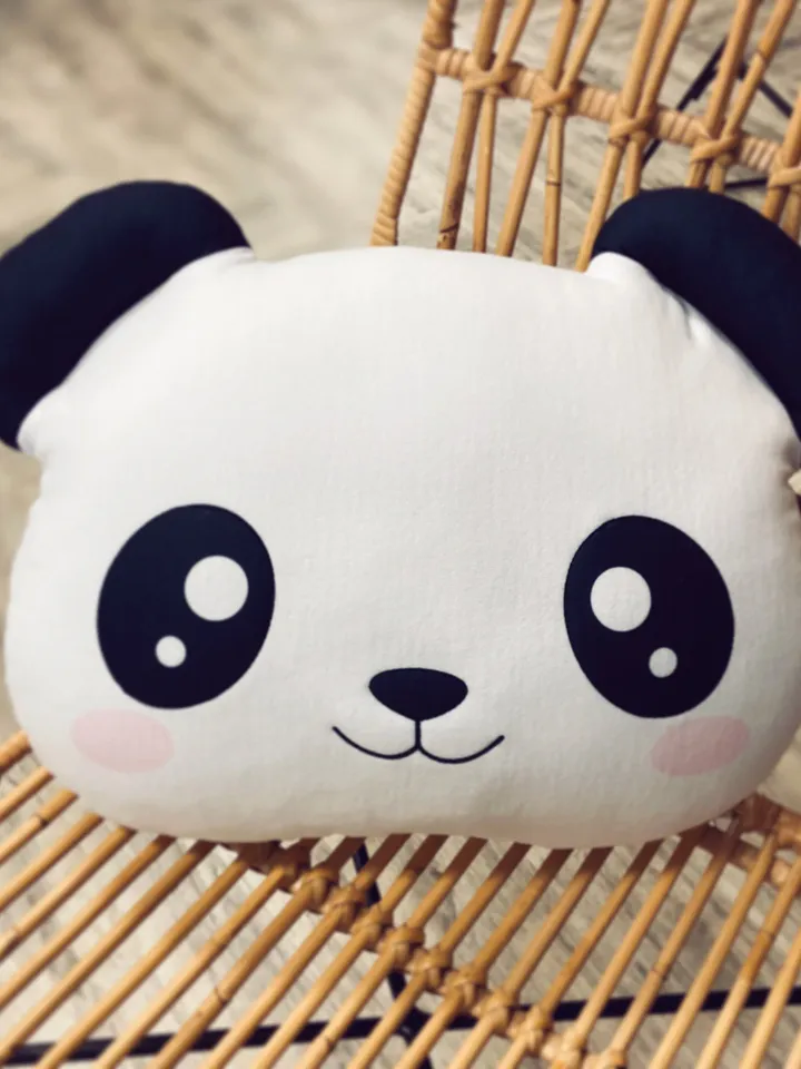 Panda Pillow / Panda bear / Panda Kawaii / stuffed panda / cute panda /  Animal pillow / Panda decor / Panda