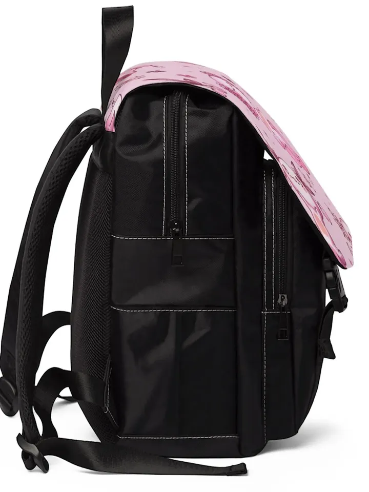 Kawaii Axolotl TTRPG Shoulder Backpack | Over the Shoulder Tabletop Roleplaying Game Bag of Holding, Compact Sized Accessory Bag, DnD5e