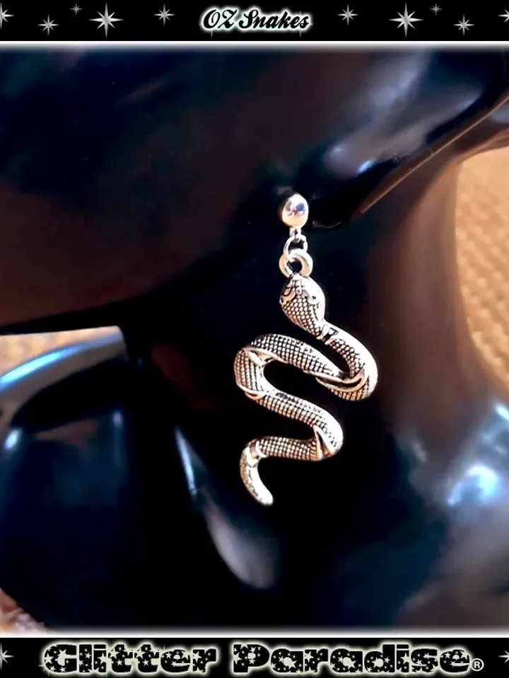 OZ Snakes - Boucles d'Oreilles - Serpents - Magie - Wicca - Witchcraft - Salem - Neo-paganism - Sorcellerie - Glitter Paradise®