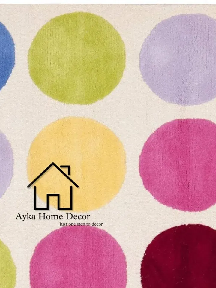 Ayka HandMade Tufted 100% Fine wool Trending carpets and rugs for Living Room and for kids room / Hall Rugs / Office Rugs / Christmas Gifts