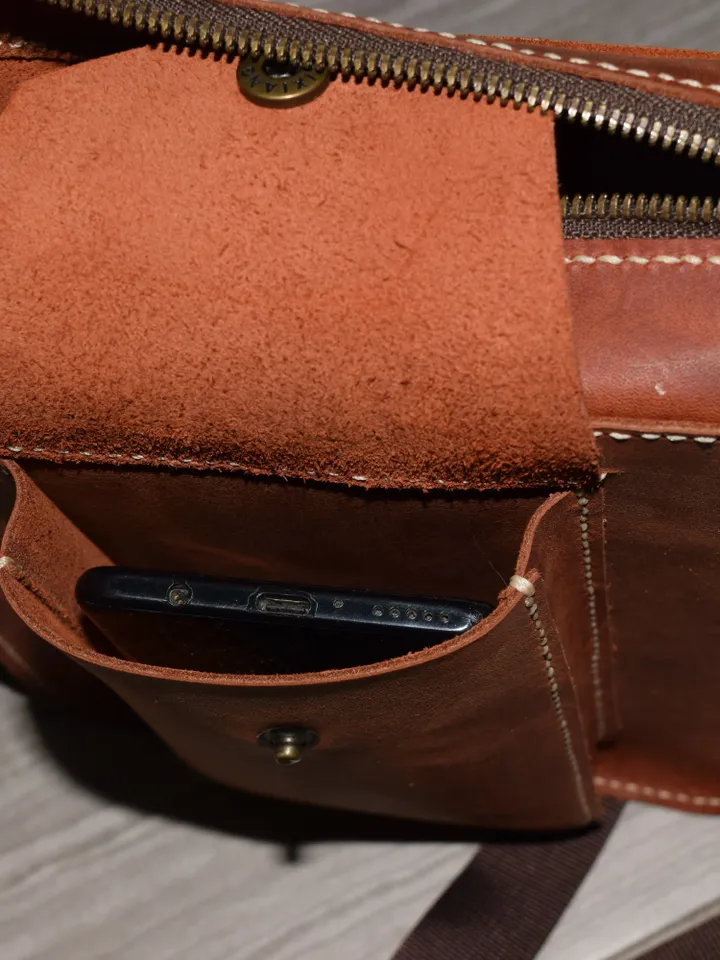 Leather Pattern BAG - Messenger Bag PDF - DIY - Leather bag - Template Leather bag