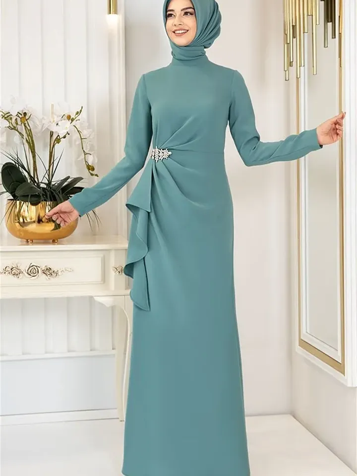 AHUNARE HIJAB - Wedding Dress, Muslim Evening Gown, Nikah, Islamic Wedding, Engagement, Bridesmaid