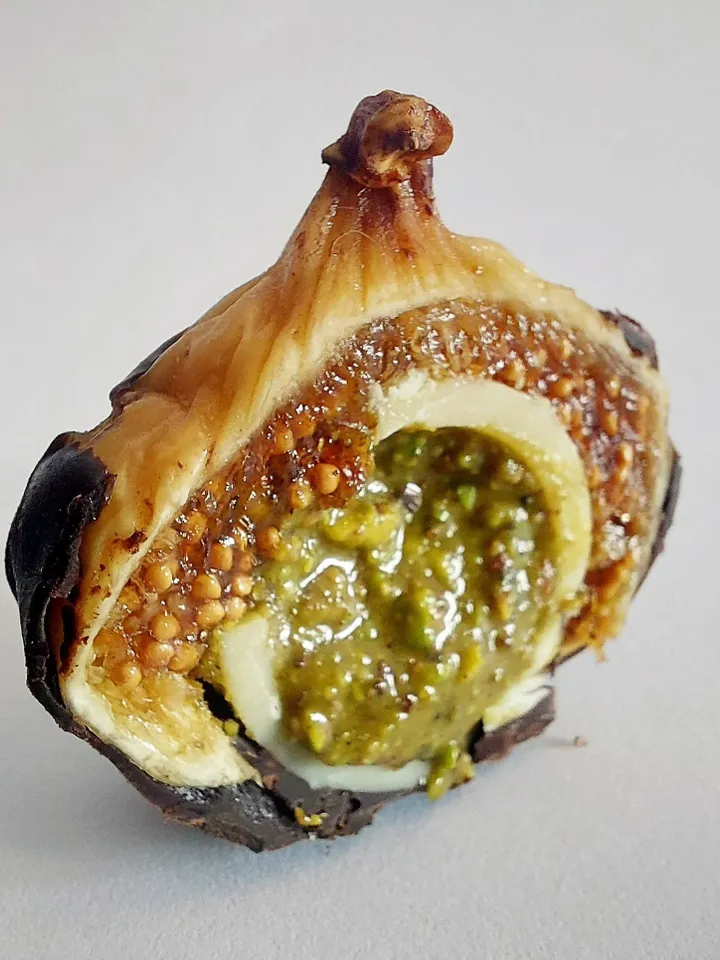 Homemade Gourmet Stuffed and Coated Figs | Filled & Chocolate Coated Figs | Healthy Gift Box