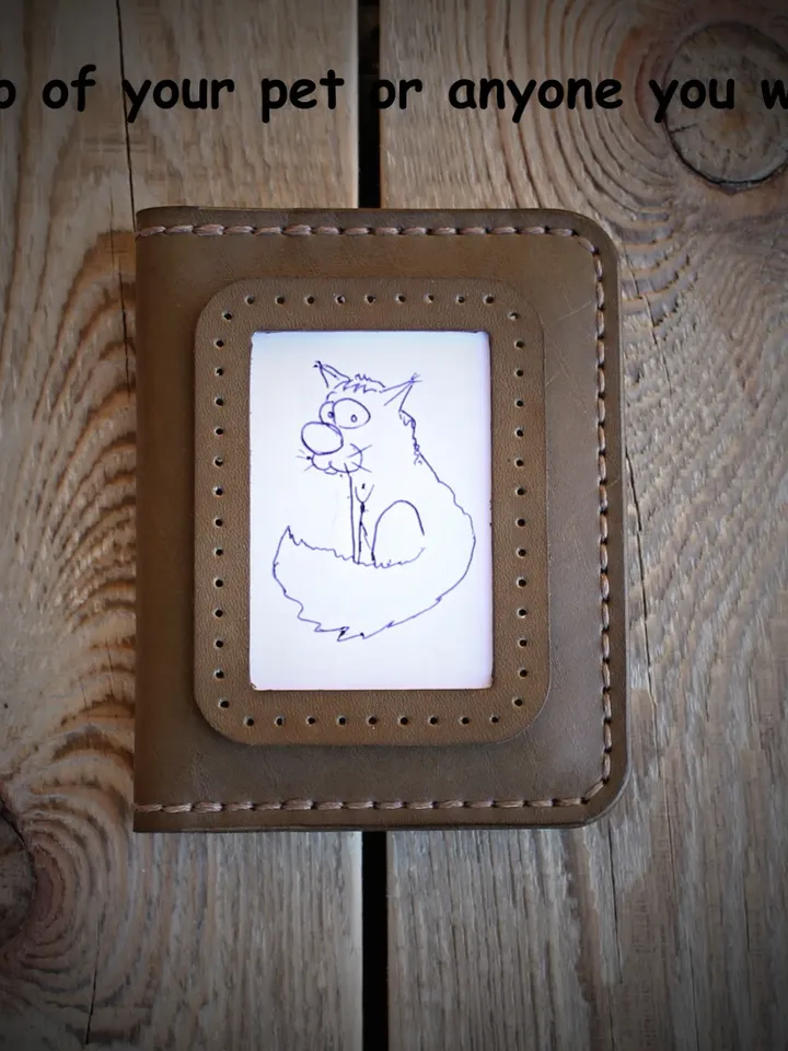 BF-leather pattern - simple bifold wallet. Download pattern PDF/SVG.