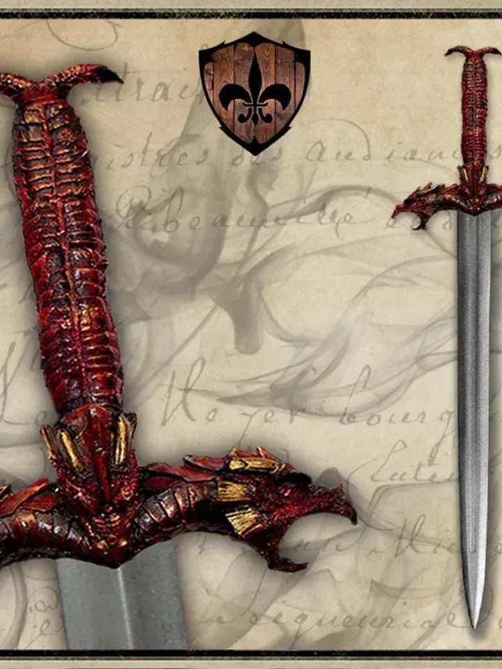 Tiamat red foam LARP sword for live action role playing or cosplay. *TAX INCLUDED*