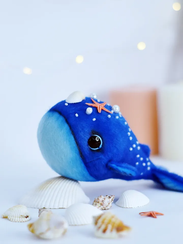 Sewing pattern Whale plush PDF