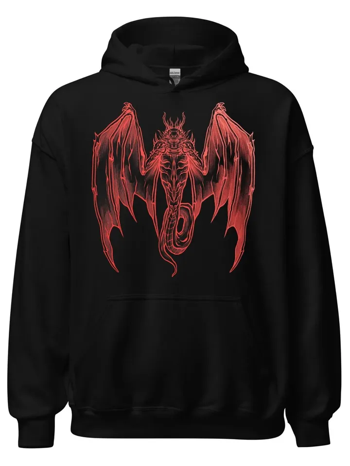 Red Dragon Hoodie | Unisex Dragon Lord of the Rings Sweatshirt, Middle-Earth Hoodie, Tolkien Shirt, Smaug Sweater, Tolkien Warm Pullover
