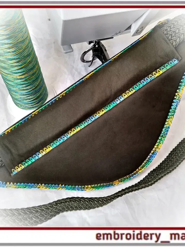 In the hoop Embroidery design waist bag Hedgehogs