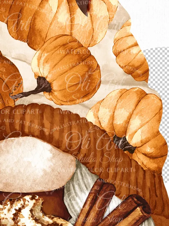 Fall gnomes clipart, pumpkin drinks, autumn pumpkins, cute characters two gnomes