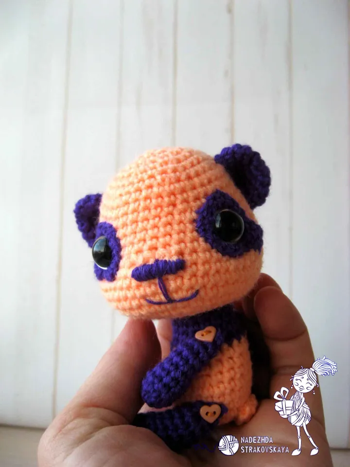 PATTERN: Kawaii style Panda crochet pattern*