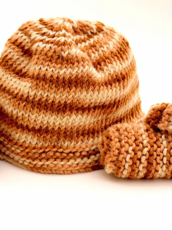 Baby Hat and Booties Set, Baby Socks and Shoes, Baby Gift Ideas for New Moms, Multiple Size Options, Multi Colored Baby Hat, Baby Clothing