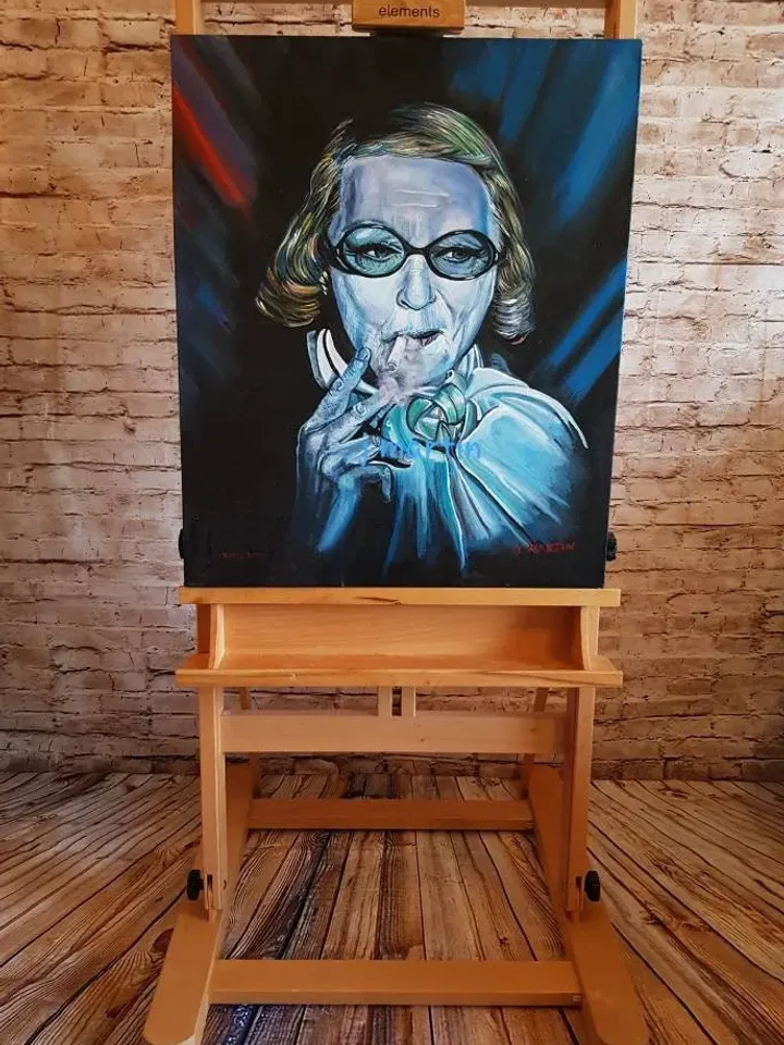 Bette Davis portrait, Bette Davis print .. 'Old age ain't no place for sissies' .. Whatever Happened to Baby Jane, unmounted, unframed
