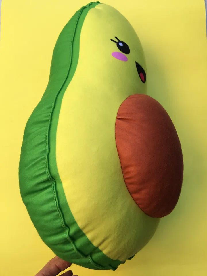 Avocado Pillow / Avocado kawaii / Kawaii Cute / avocado cute / Avocado Gift / kawaii pillow / food pillow