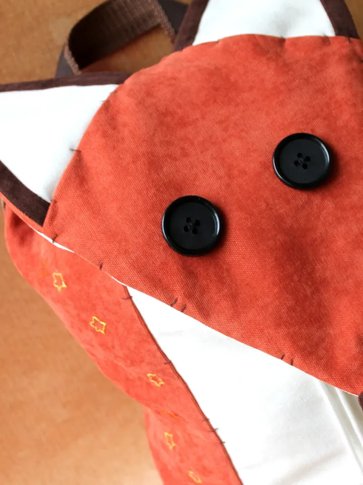 BACKPACK LITTLE FOX for her or him, personalized, original, premium quality