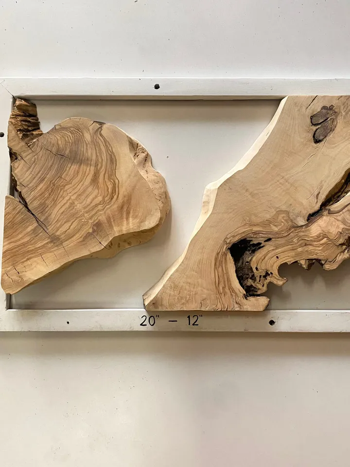 Olive Wood Cookies, Epoxy Resin Wood, Live Edge Wood Slab, Raw Edge Wood Slab, READY TO SHIP