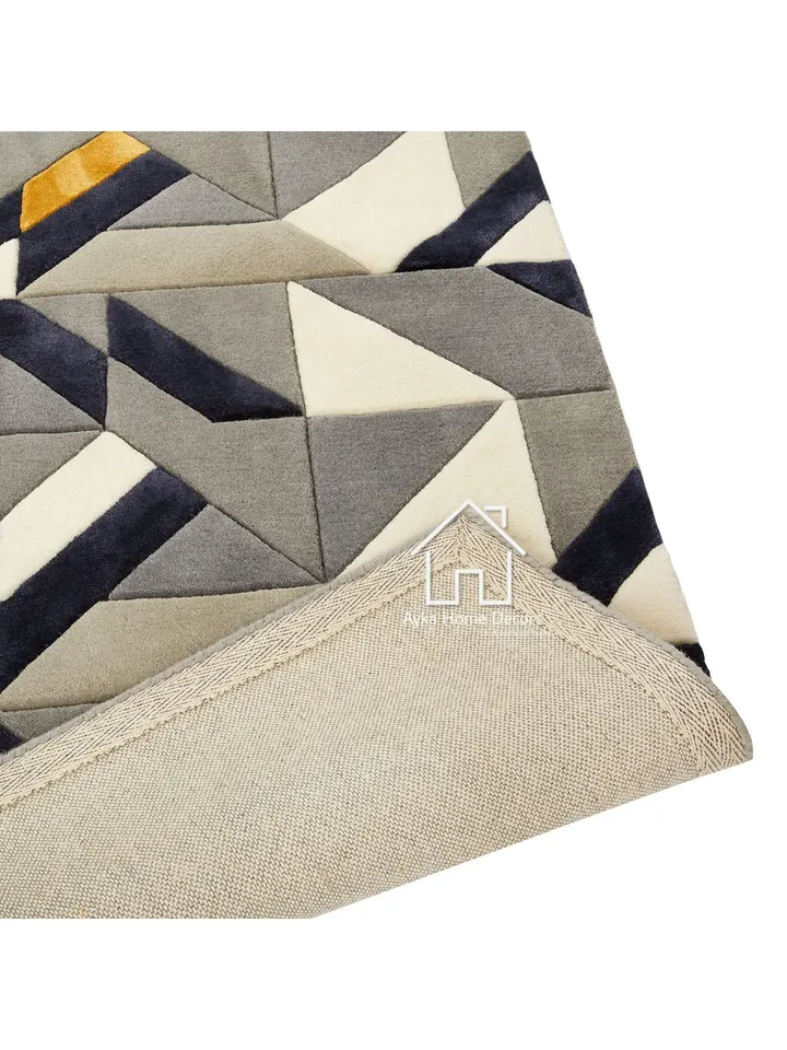 Designer Hand Tufted Wool Area Rug Modern Area Rug Handmade Area Rug Hand Tuft Rugs Morden Rugs Living Room Rugs Bed Vintage Rug / Christmas