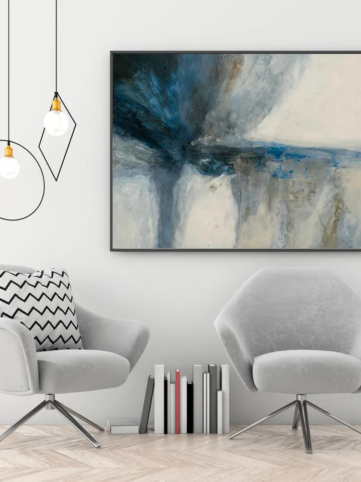 Aesthetic Room Decor,Home Decor, Abstract Canvas Art, Large Canvas Art, Printable Wall Art, Warm living room decor, Modern line drawing, Art