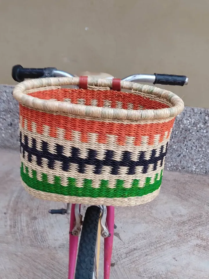 Bike Basket | picnic Basket | Woven Basket | Basket for Bicycle | Storage Basket | Market Basket | Bicycle Basket