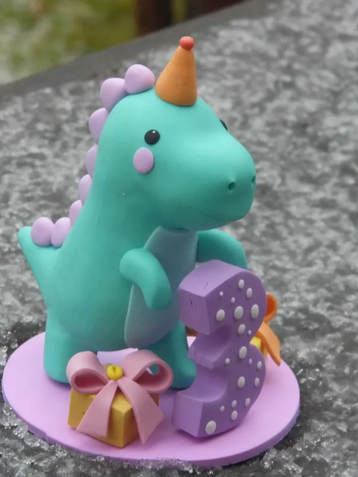 Tyrannosaurus cake topper, Dinosaur birthday theme party, Dinosaur cake topper, Dinosaur figurine, Cake figurine, Personalized cake topper