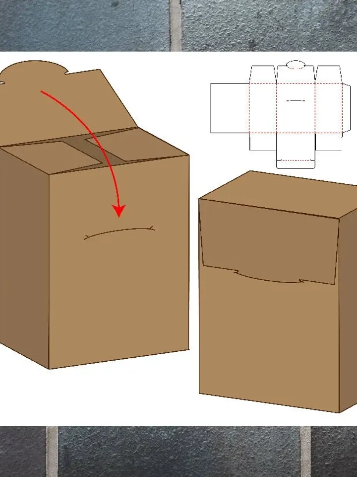 Box template Gift box SVG Party Favour Box Cricut Box PDF printable pattern Instant download box gift package paper pattern