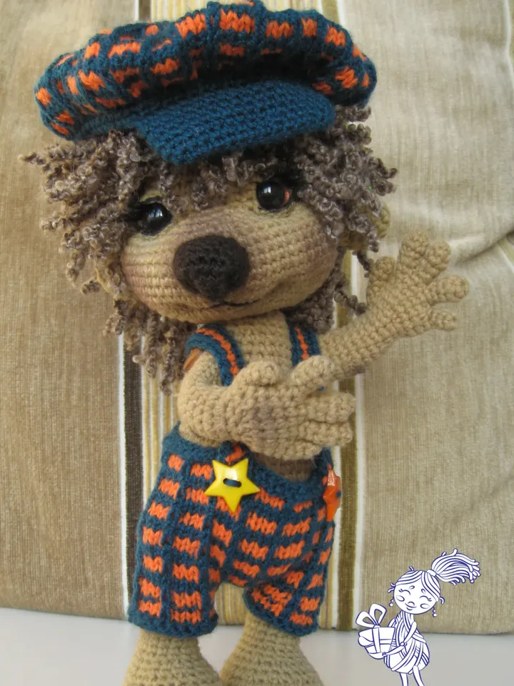 Hedgehog Fedor adorable crochet and knitting pattern*