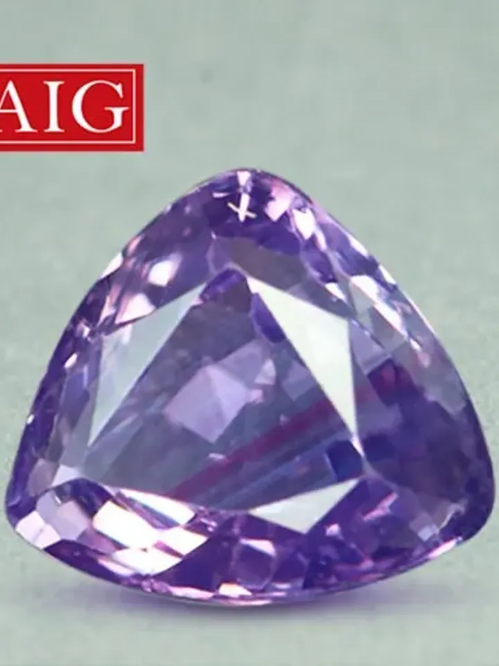 1.07 CT AIG Certified Exclusive Unheated 100%Natural Purple Sapphire Madagascar