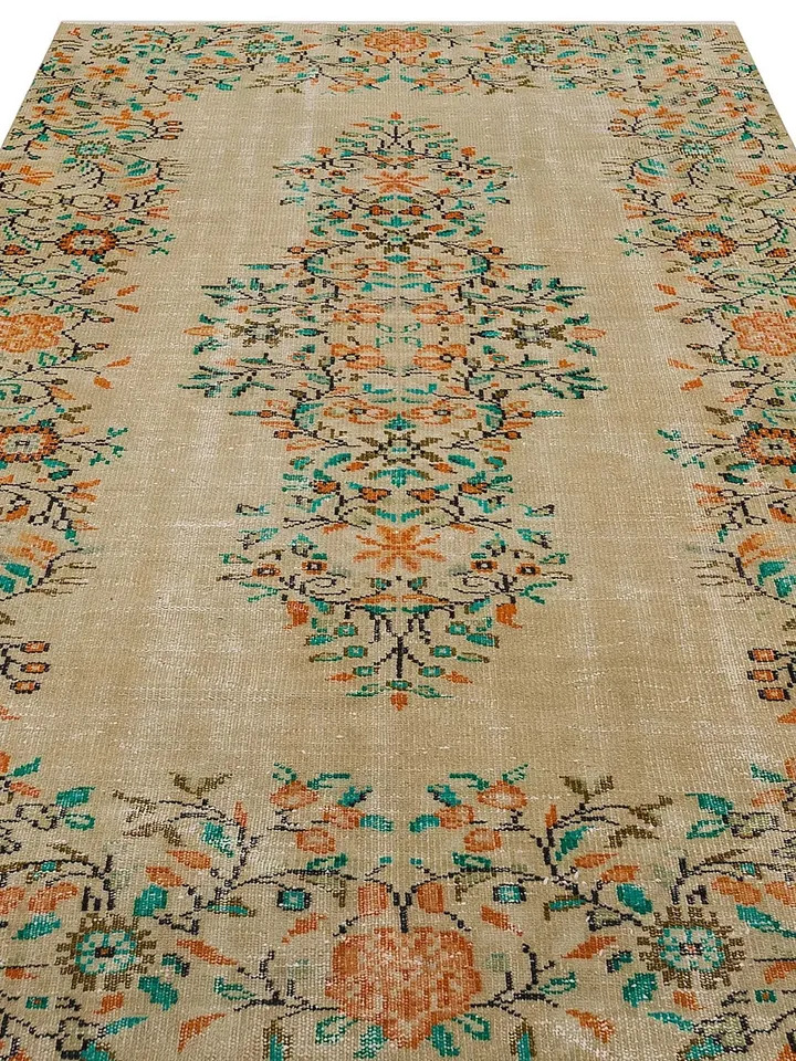 Add Warmth and Character to Your Home with a Unique Hand Woven Natural Turkish Rug - Perfect for Your Living Room!