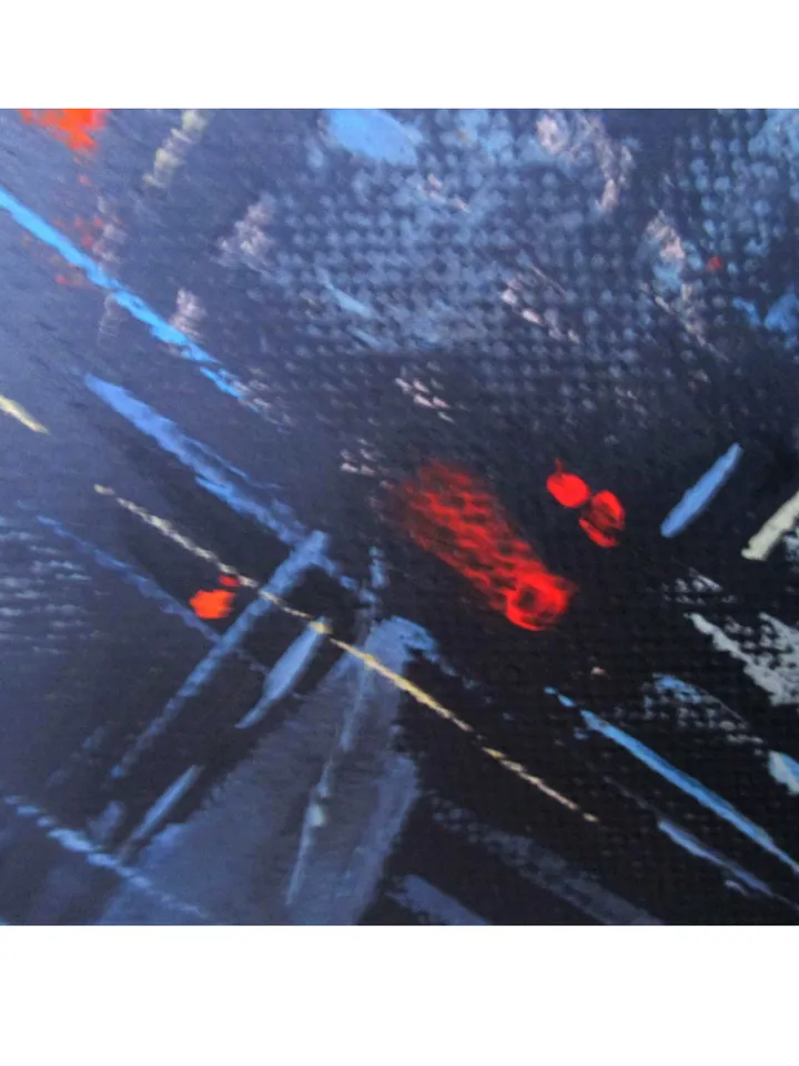 Cyberpunk Painting "NIGHT LIGHTS" Original Oil Painting on Canvas, Modern City Original Art by "Walperion Paintings"