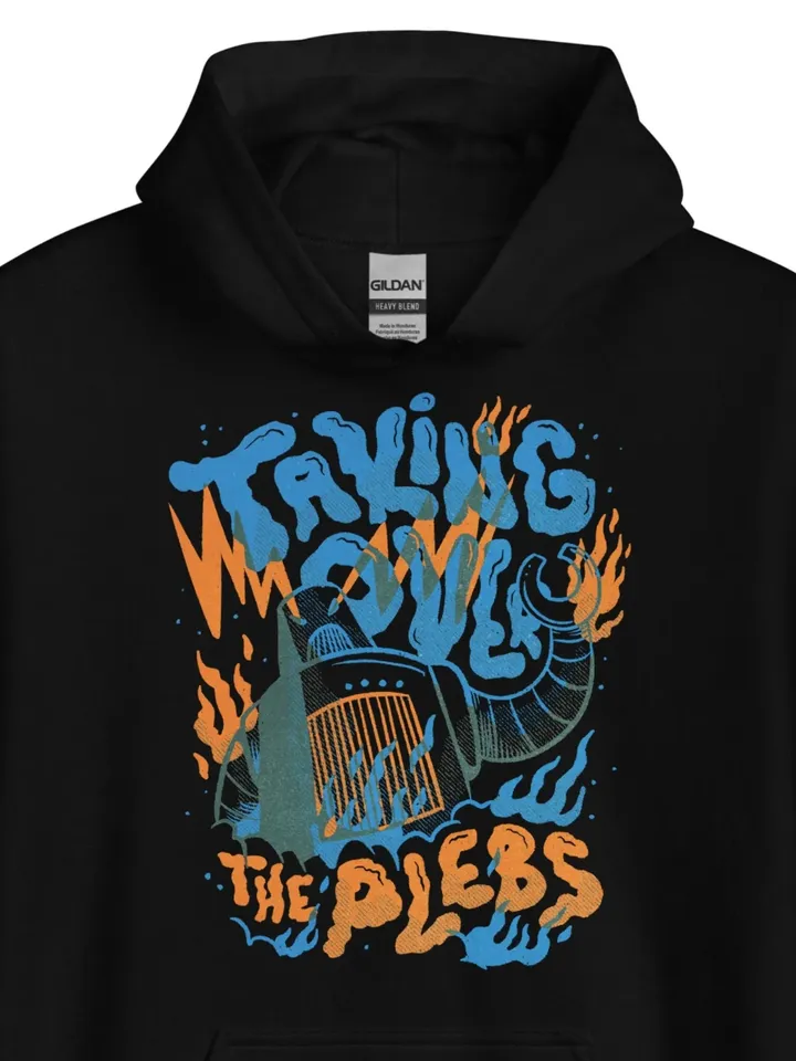 Robot Uprising Hoodie (Unisex) | Science Fiction Sweater, Killer Robot Sweatshirt, Hooded Pullover Sweater for Geeks, Gift for Droid Lover