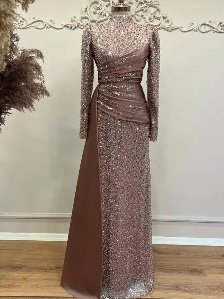 AHUNARE HIJAB - Wedding Dress, Muslim Evening Gown, Nikah, Islamic Wedding, Engagement, Bridesmaid