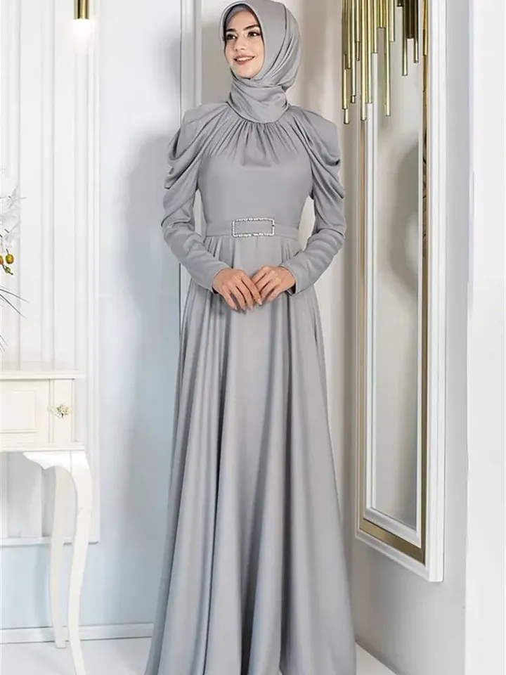 AHUNARE HIJAB - Wedding Dress, Muslim Evening Gown, Nikah, Islamic Wedding, Engagement, Bridesmaid