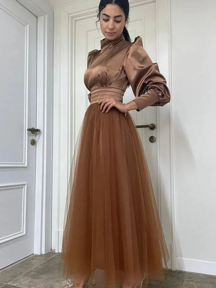 AHUNARE HIJAB - Wedding Dress, Muslim Evening Gown, Nikah, Islamic Wedding, Engagement, Bridesmaid