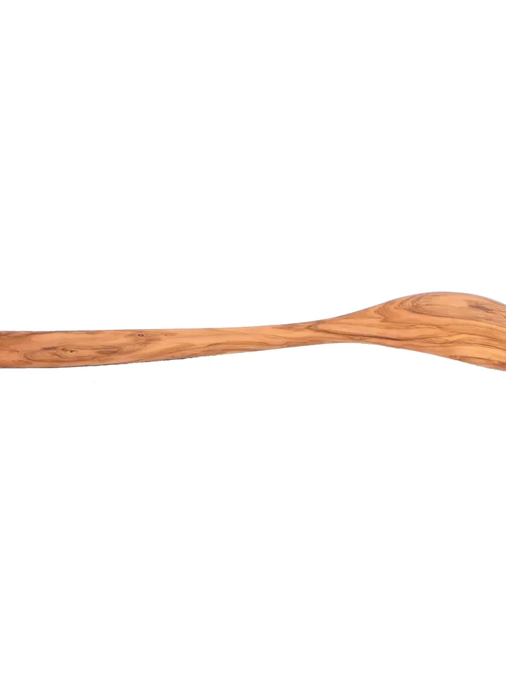 Olive Wood Ladle (Mestolo) - Handmade in Albania - Size ≈ 35 cm / 13.78" - Wooden Ladle / Dipper Spoon - Wedding Gift / Birthday Gift