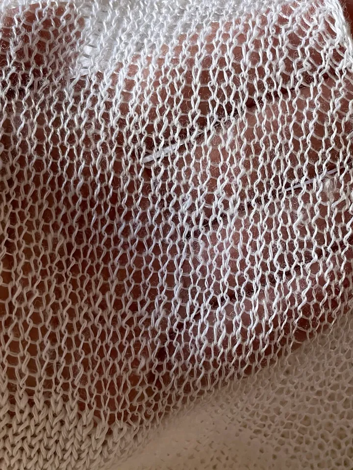 Linen knitted top