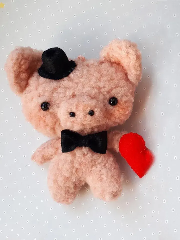 Pig Plush Pattern , Animal Stuffed and Plush Toys Patterns , Pig Gifts for Pig Lovers , Felt Pattern