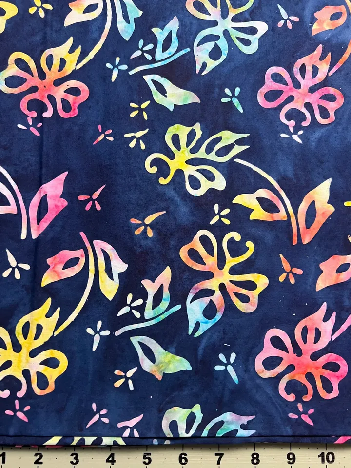 Indonesian Batik Fabric | Tie Dye Print Fabric