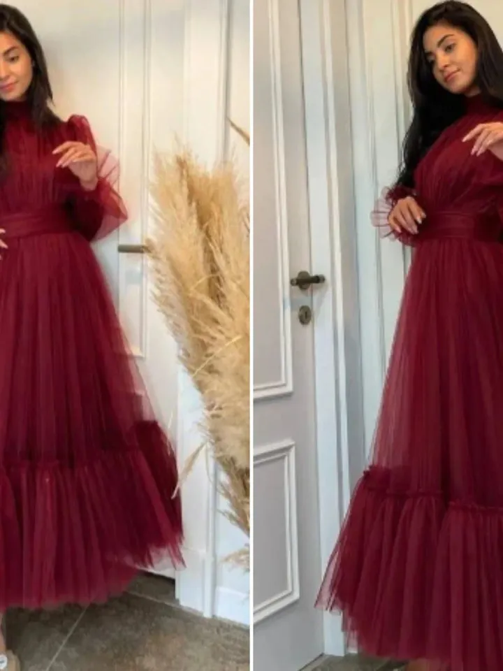AHUNARE HIJAB - Wedding Dress, Muslim Evening Gown, Nikah, Islamic Wedding, Engagement, Bridesmaid