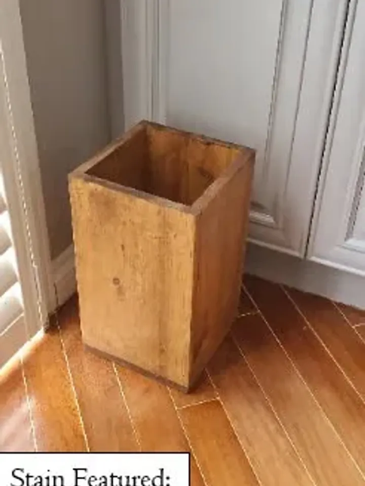Handmade Recycled Solid 3/4" Wood Waste-Bin | Trash Bin | Trash Can | Wastebasket Dustbin | Garbage Box | Bucket | FREE SHIPPING!!