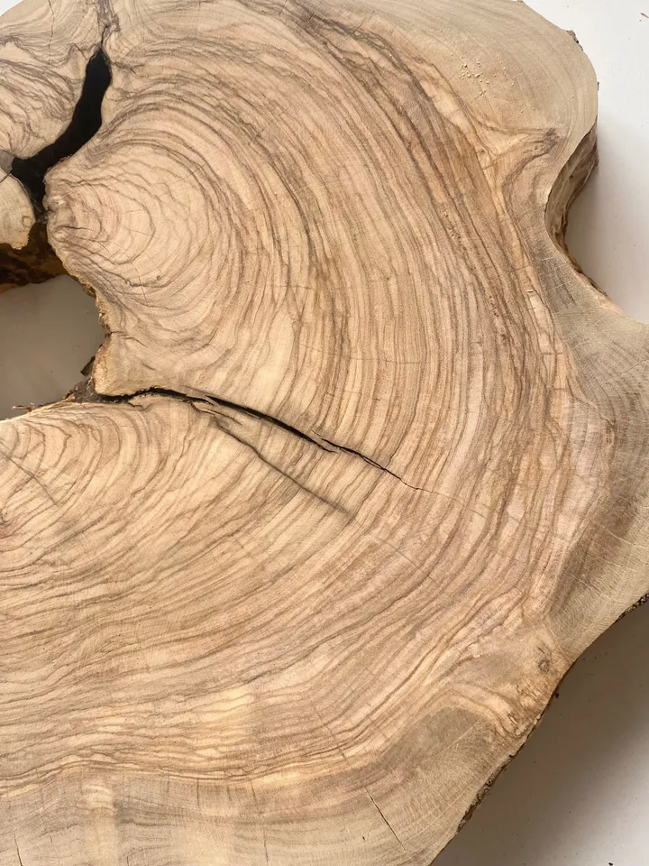 Live Edge Olive Wood Slab, 16x10x1.6 Tree Slice, Epoxy Resin Wood, DIY Wood Art, Wood Burl