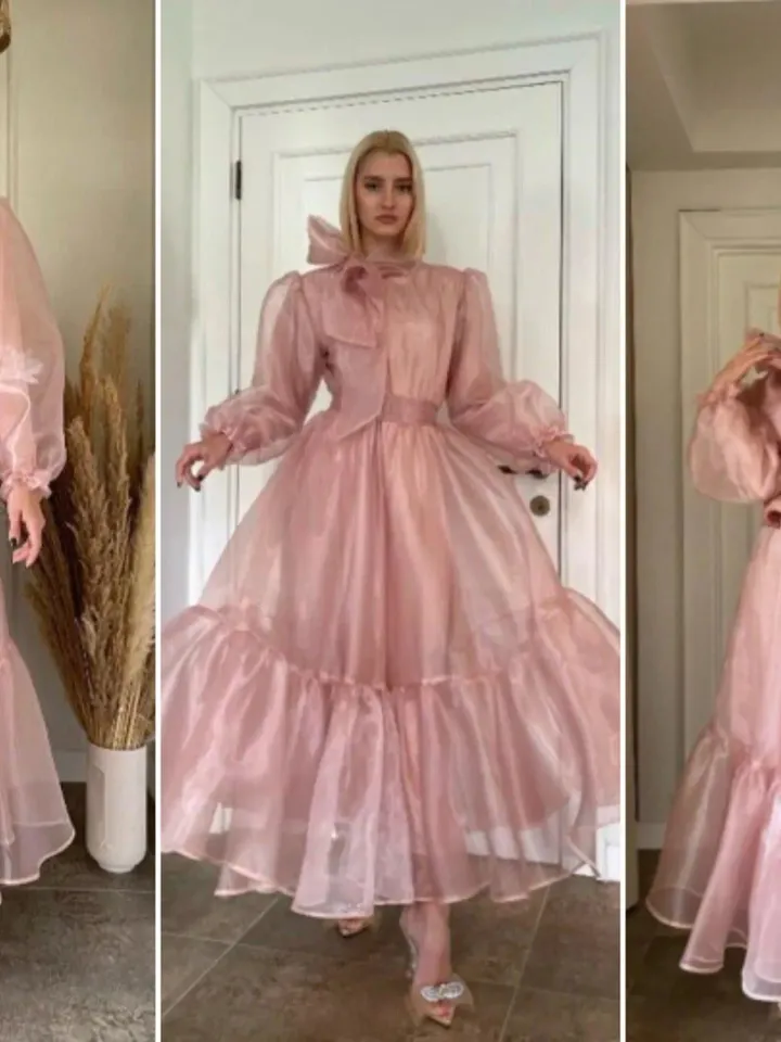AHUNARE HIJAB - Wedding Dress, Muslim Evening Gown, Nikah, Islamic Wedding, Engagement, Bridesmaid