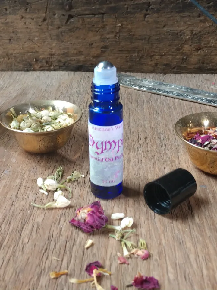 Nymph Perfume, Essential Oil, Blended Essential Oil Perfume, Floral Scent, Witchy Perfume