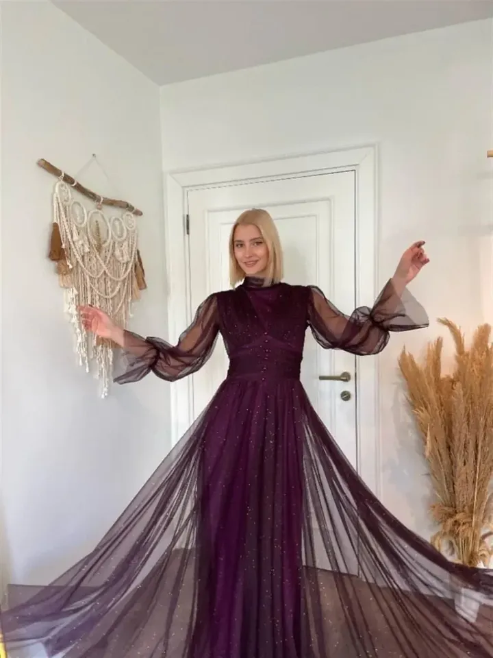 AHUNARE HIJAB - Wedding Dress, Muslim Evening Gown, Nikah, Islamic Wedding, Engagement, Bridesmaid