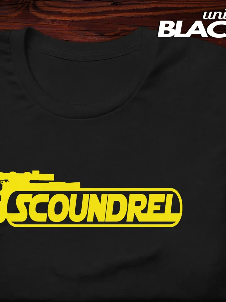 Scoundrel T-Shirt | Unisex Star Wars Parody Shirt, Men and Women Smuggler Shirt, Funny Star Wars Novelty Dad Tee, Space Exploration T