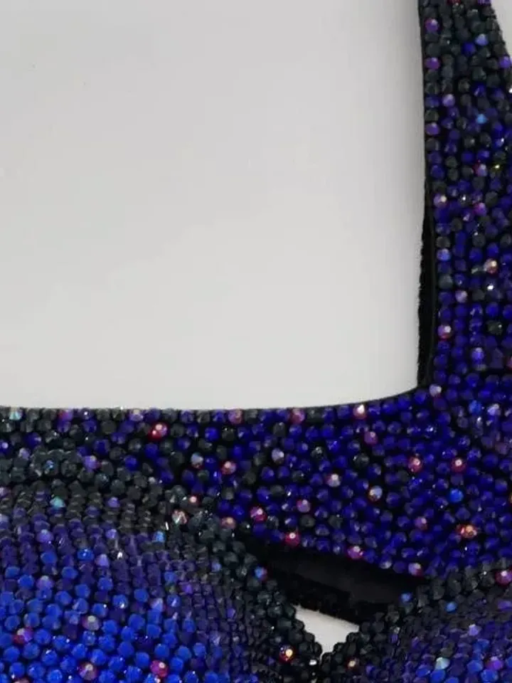 Competition Figure Suit with Crystals/Competition Suit/Posing Suit/Rhinestone Fitness NPC,IFBB,WBFF