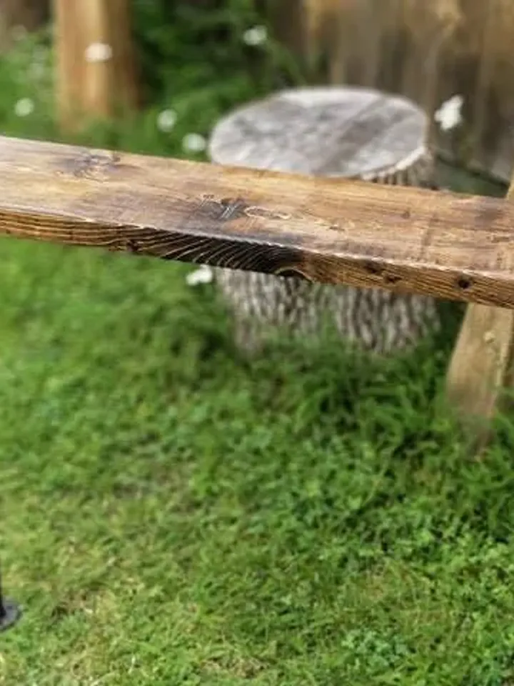Modern Black Iron Pipe Bench Entryway Table | Rustic Bench | Entryway Bench | Industrial Bench | Wood and Metal Bench | Pipe Bench