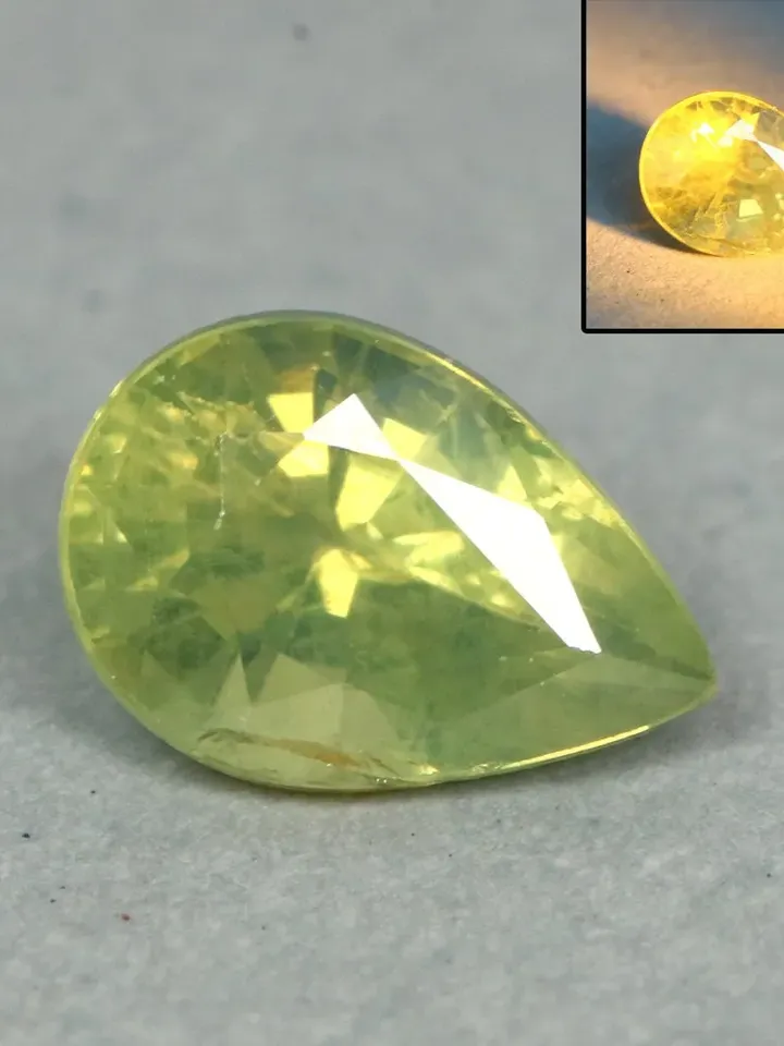 0.54 CT Marvelous Unheated 100% Natural Color Change Alexandrite From Sri Lanka