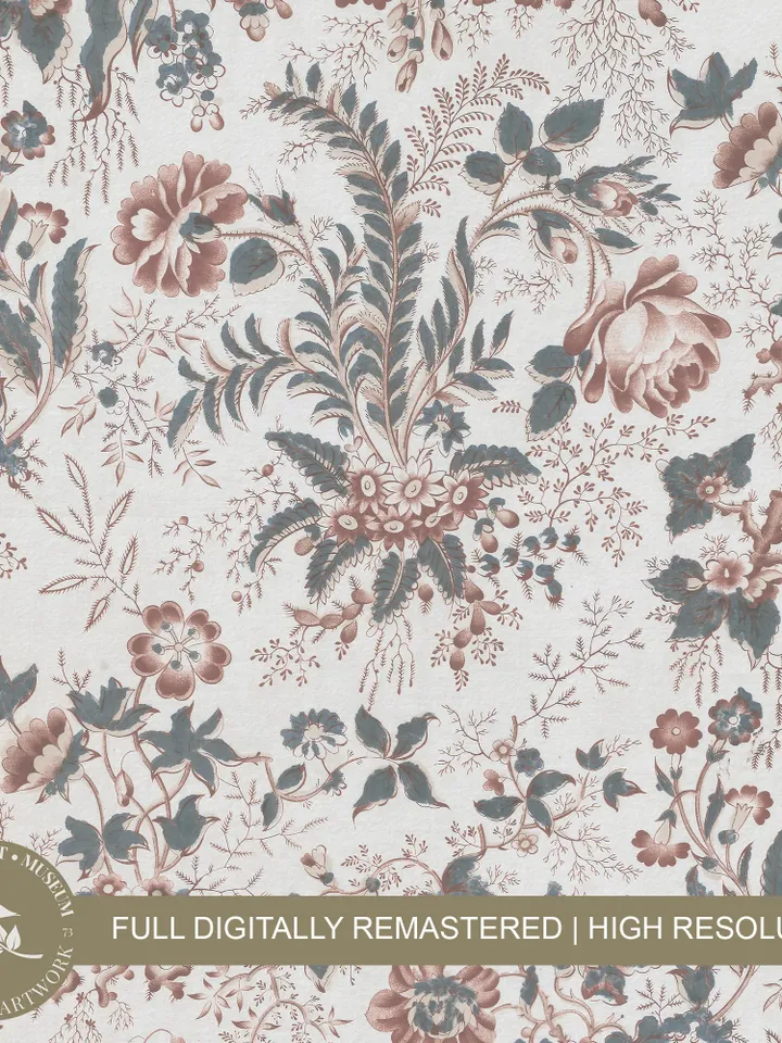 William Morris Textile Art Nouveau Vintage Print, Floral Ornament PRINTABLE Fabric Wall Art, Digital Download Home Decor | #13