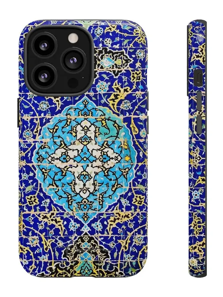 Persian Tile Tough Phone Cases | Persian Art iPhone Samsung Case Cover